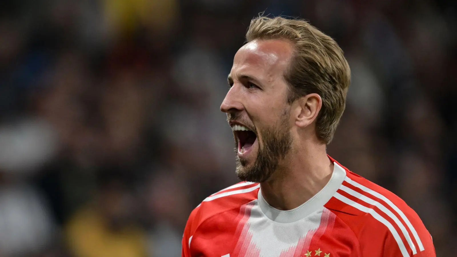 Harry Kane hat zugeschlagen: Der Engländer jubelt nach seinem 2:0. (Foto: Peter Kneffel/dpa)