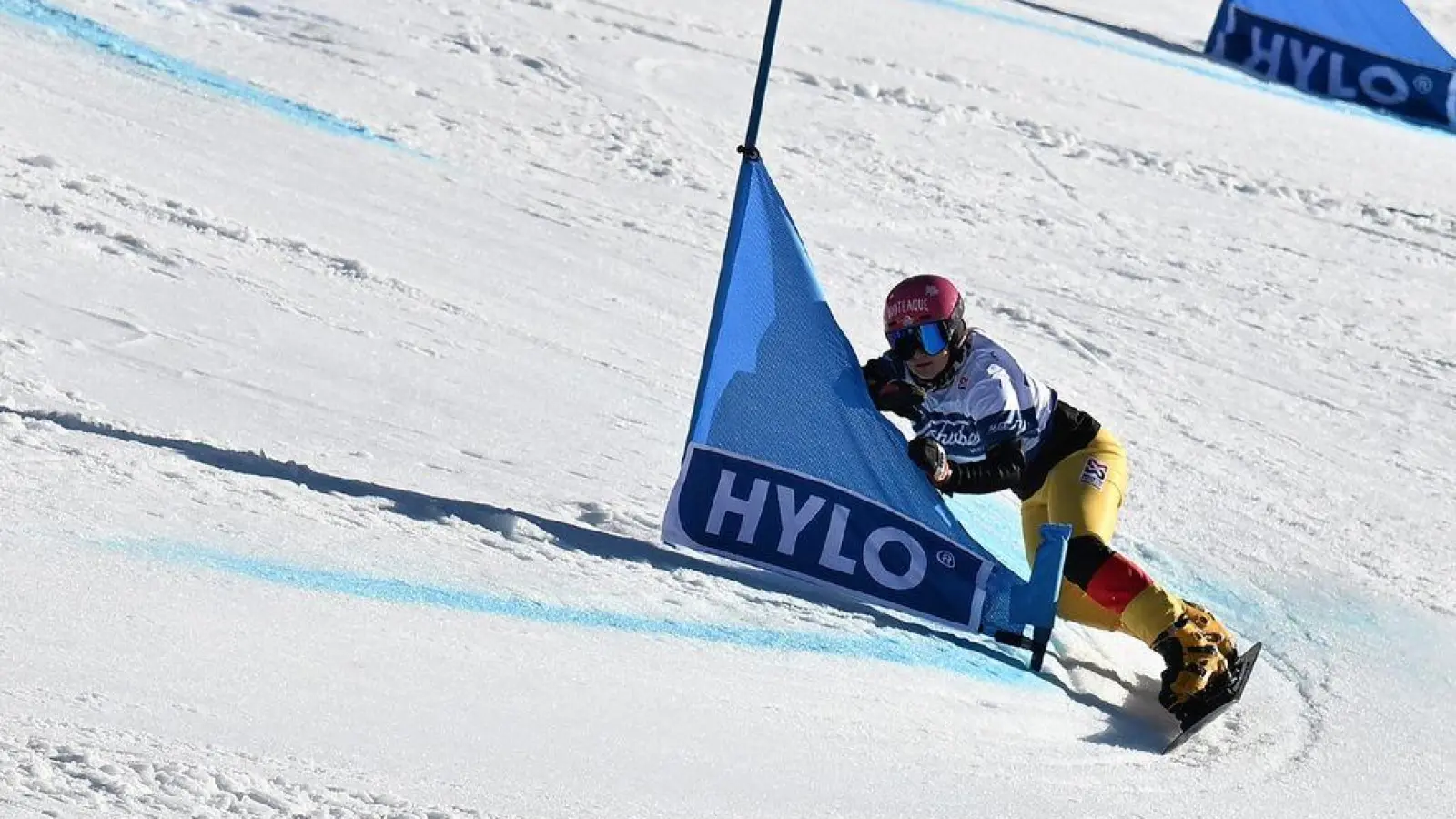 Ramona Hofmeister aus Deutschland startet im Finale. Der Weltcup in Berchtesgaden fällt im März aus. (Foto: Angelika Warmuth/dpa)