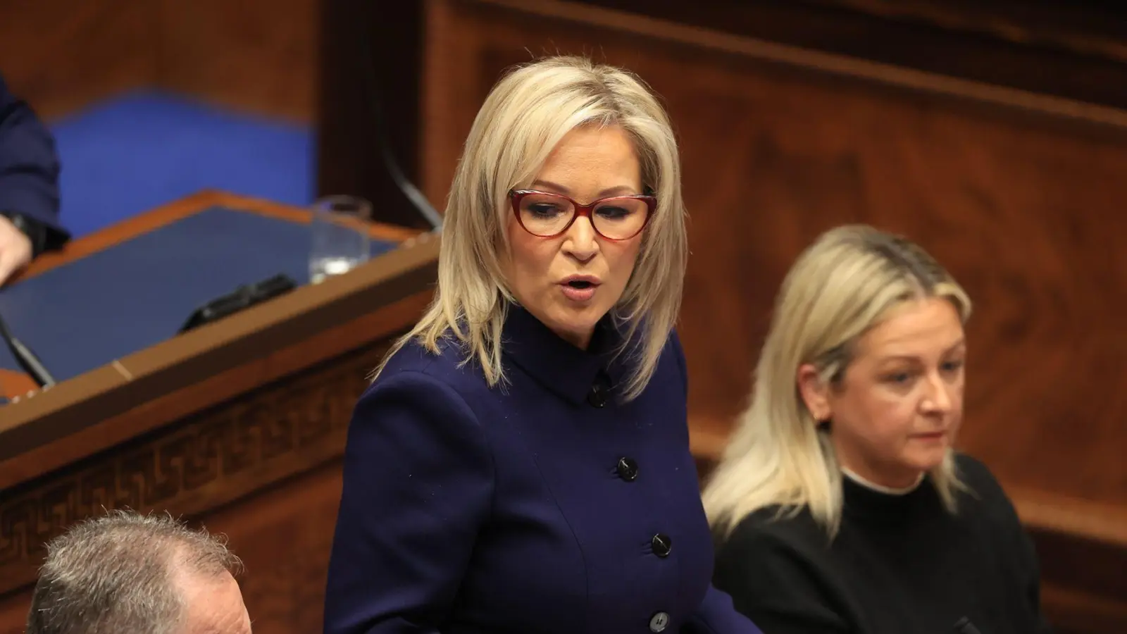 Nationalistin Michelle O&#39;Neill von der Sinn-Féin-Partei führt seit Februar als Erste Ministerin die nordirische Regierung. (Archivbild) (Foto: Liam Mcburney/PA Wire/dpa)