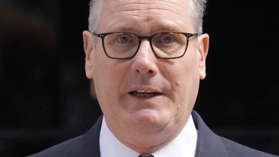 Großbritanniens Premierminister Keir Starmer kündigt seinen Rücktritt an. (Foto: Andrew Matthews/PA Wire/dpa)