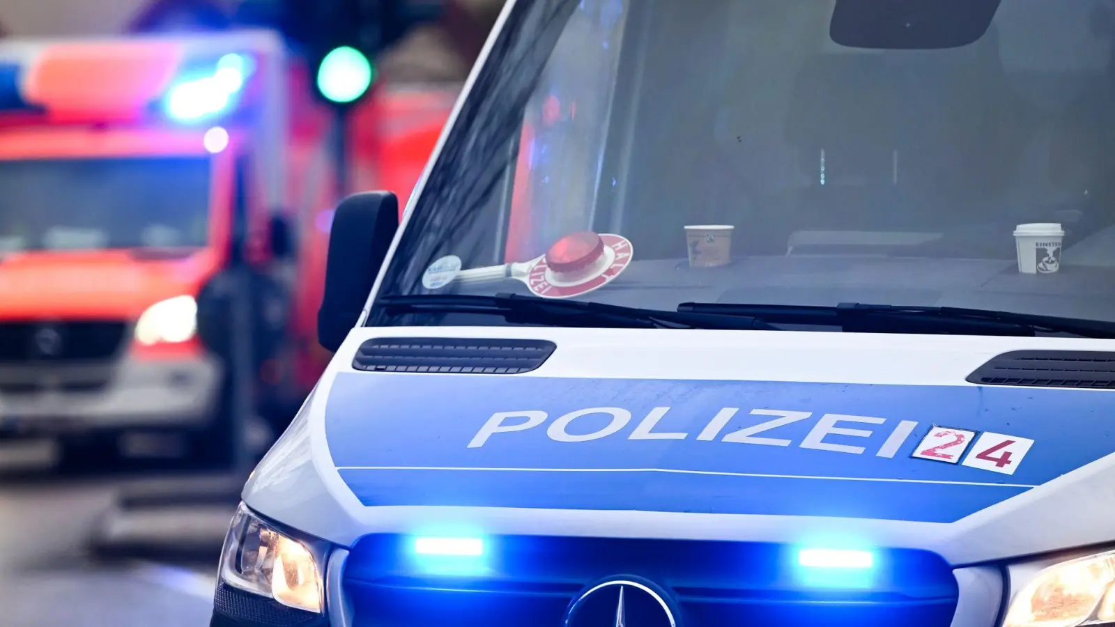 Einsatzkräfte kümmern sich um die Verletzten. (Symbolfoto)  (Foto: Jens Kalaene/dpa)