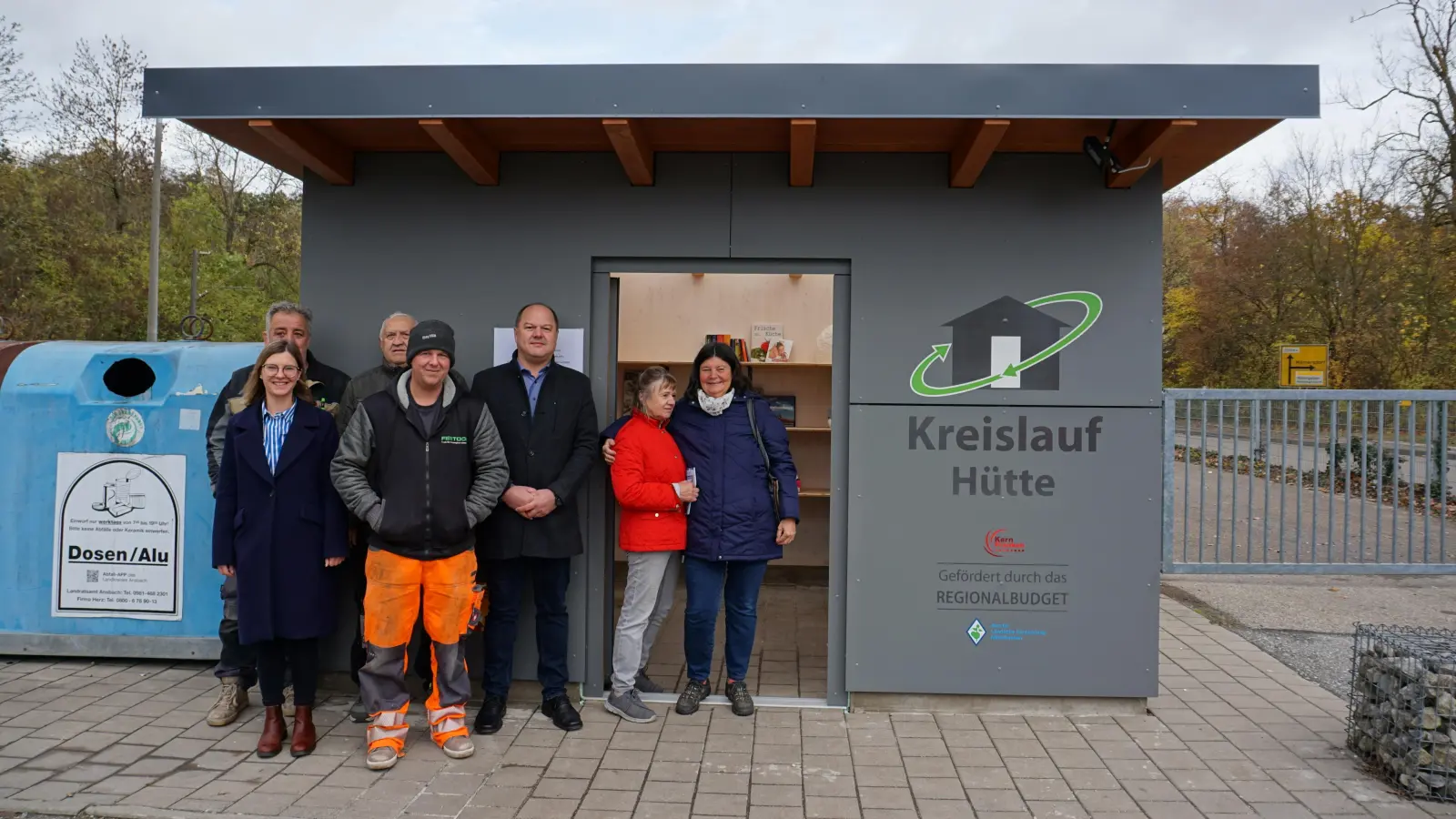 Im November 2023 wurde die Kreislaufhütte offiziell eröffnet. Inzwischen gibt es Klagen wegen illegaler Müllablagerungen. (Archivbild: Andrea Walke)