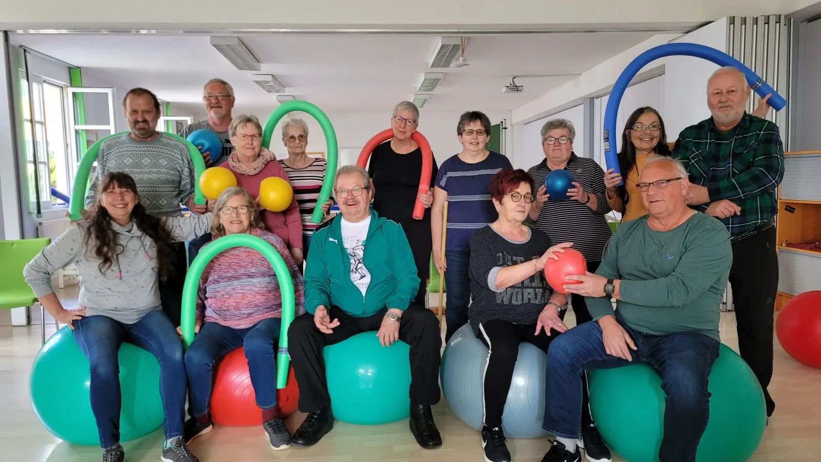 Die Bad Windsheimer Lungensportgruppe stand kurz vor dem Aus. Nun freuen sich alle, dass es weiter geht und hoffen auf interessierte Trainer mit passendem Übungsleiterschein. (Foto: Nina Daebel)