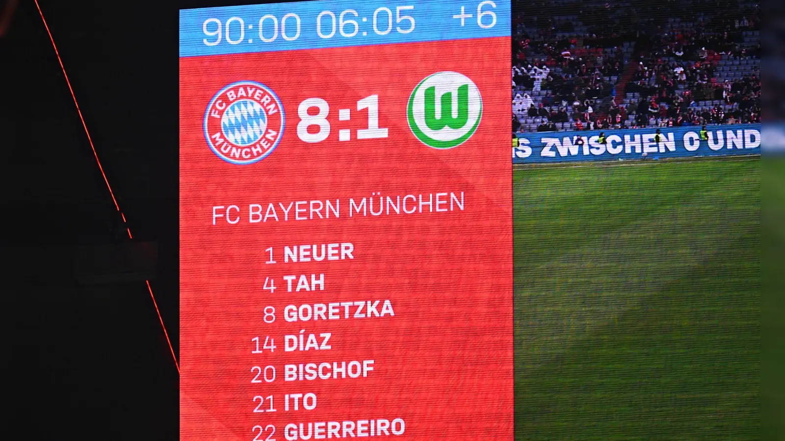 1:8 - so hoch hat der VfL Wolfsburg nie zuvor in der Bundesliga verloren. (Foto: Tom Weller/dpa)