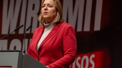 Auf dem Juso-Bundeskongress hatte Bas sich kritisch über die deutschen Arbeitgeber geäußet. (Archivbild) (Foto: Harald Tittel/dpa)