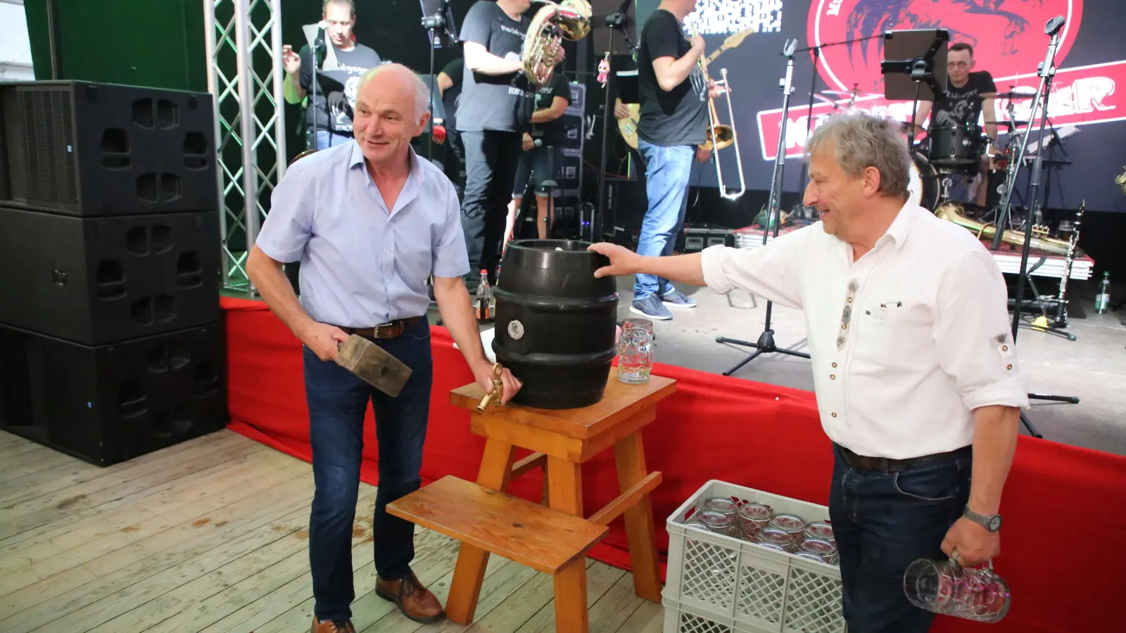 Bürgermeister Gerhard Kraft wird das Fest mit dem Bieranstich traditionell eröffnen. (Foto: Alexander Biernoth)