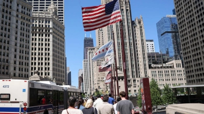 Die USA sind einer der drei Gastgeber der Fußball-WM. Für das Land ist das Turnier auch eine Chance, sich einem weltweiten Publikum als Reiseziel zu präsentieren. (Archivbild) (Foto: Christian Charisius/dpa)