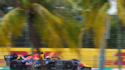 Die erste Verstappen-Pole in diesem Jahr.  (Foto: Vincent Thian/AP/dpa)