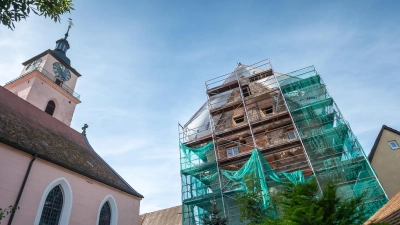 Der Kärnter, Neustadts ältestes Gebäude, wird derzeit saniert. Im Anschluss geht es als Geschenk an die Stadt. (Foto: Mirko Fryska)