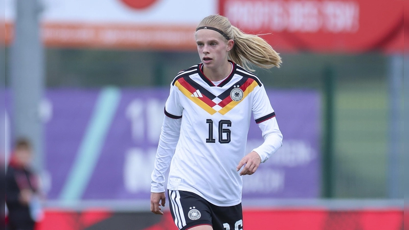 Dana Keßler hat den ersten Einsatz bei der WM hinter sich (hier in einem Vorbereitungsspiel). (Foto: DFB/dpa Picture-Alliance/Marco Steinbrenner)