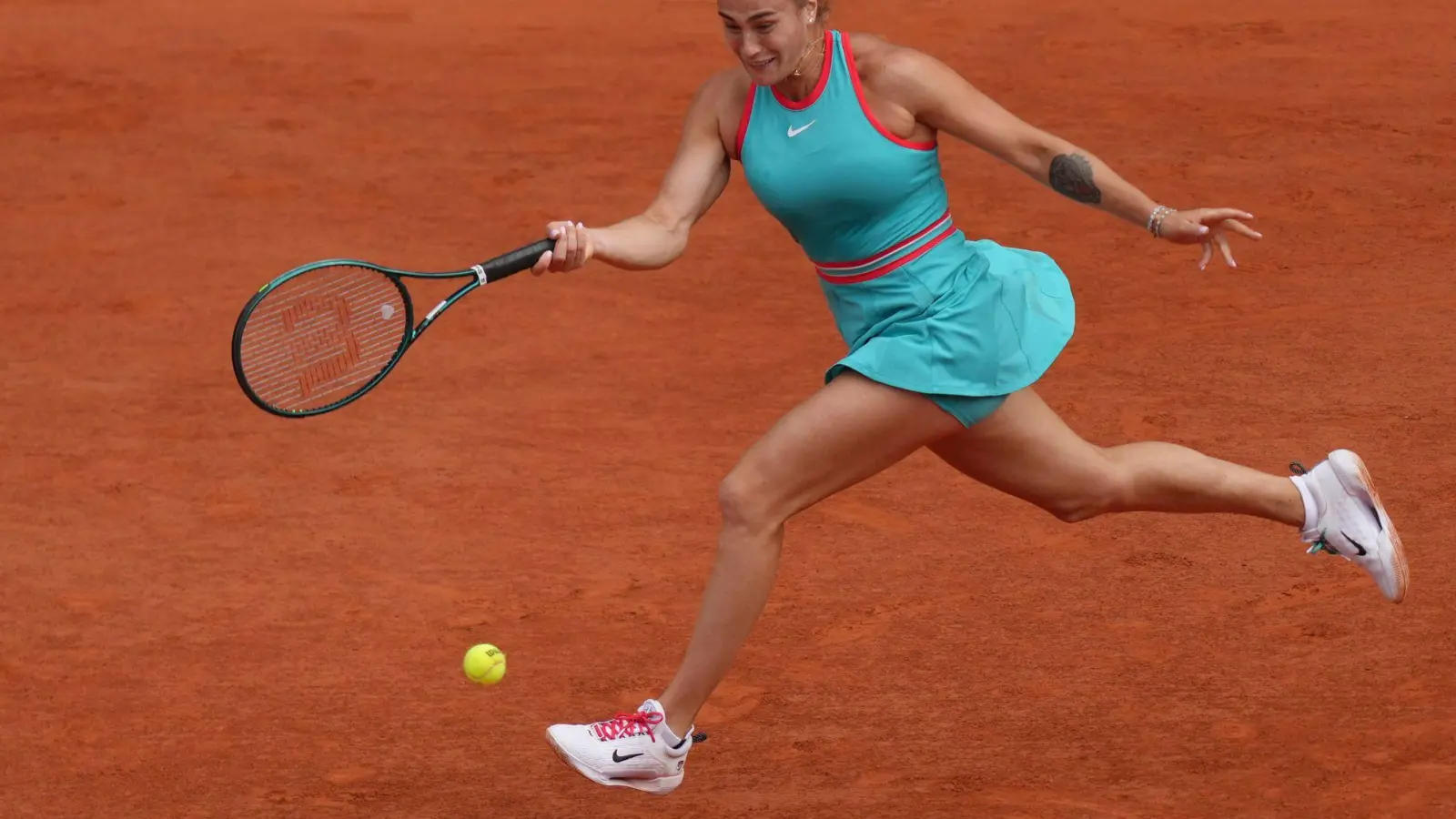 Aryna Sabalenka steht bei den French Open im Halbfinale. (Foto: Aurelien Morissard/AP/dpa)