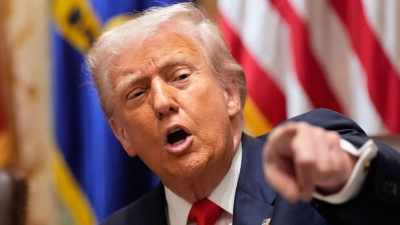 US-Präsident Trump will womöglich auf den Import von chinesischem Speiseöl verzichten. (Foto: Alex Brandon/AP/dpa)