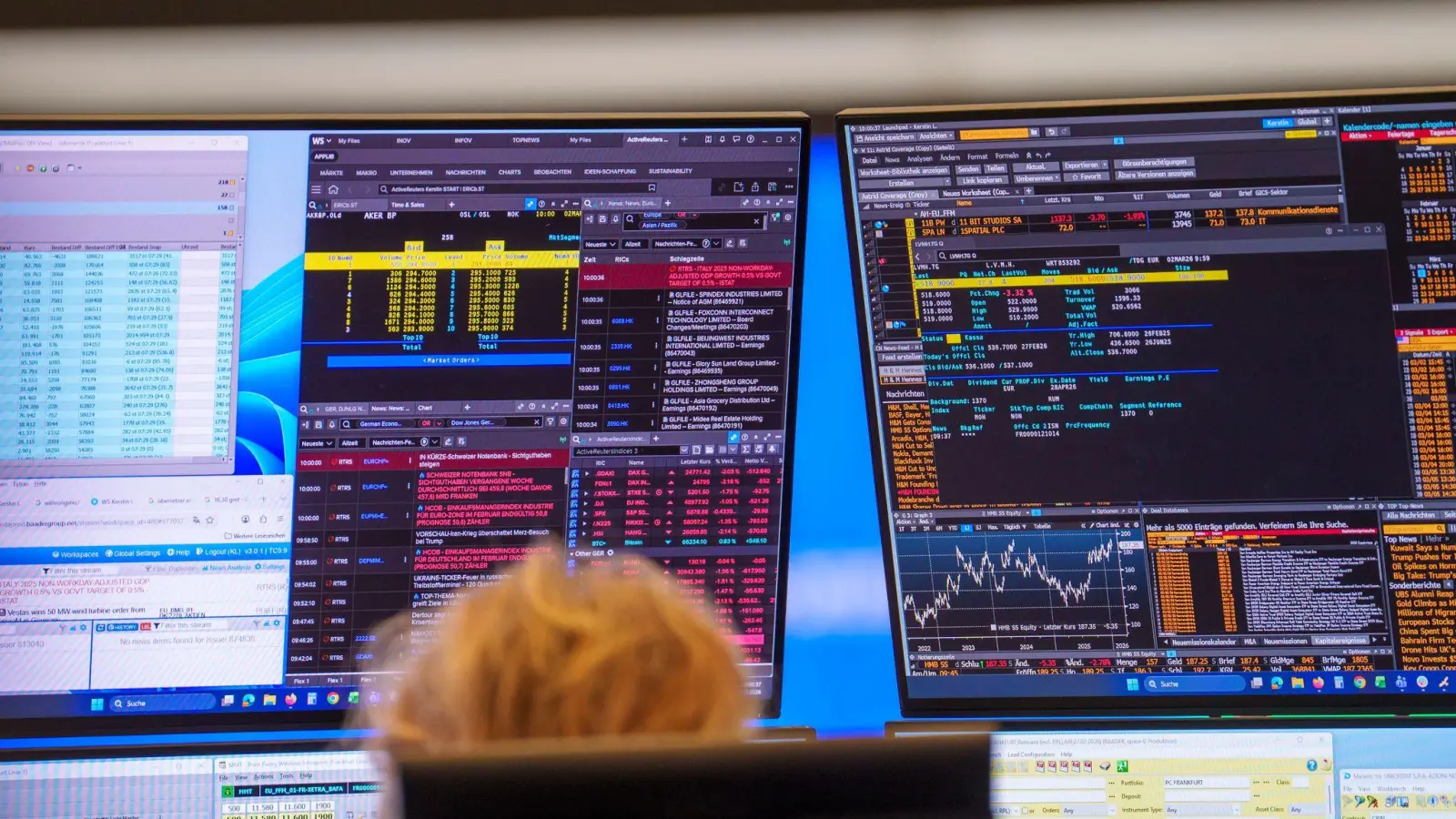 Börse Frankfurt: Unternehmen kaufen so viele Aktien zurück wie nie zuvor (Archivbild) (Foto: Andreas Arnold/dpa)