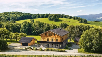 Dieses Architektenhaus hat ein Berliner gewonnen. (Foto: -/Traumhausverlosung/dpa)