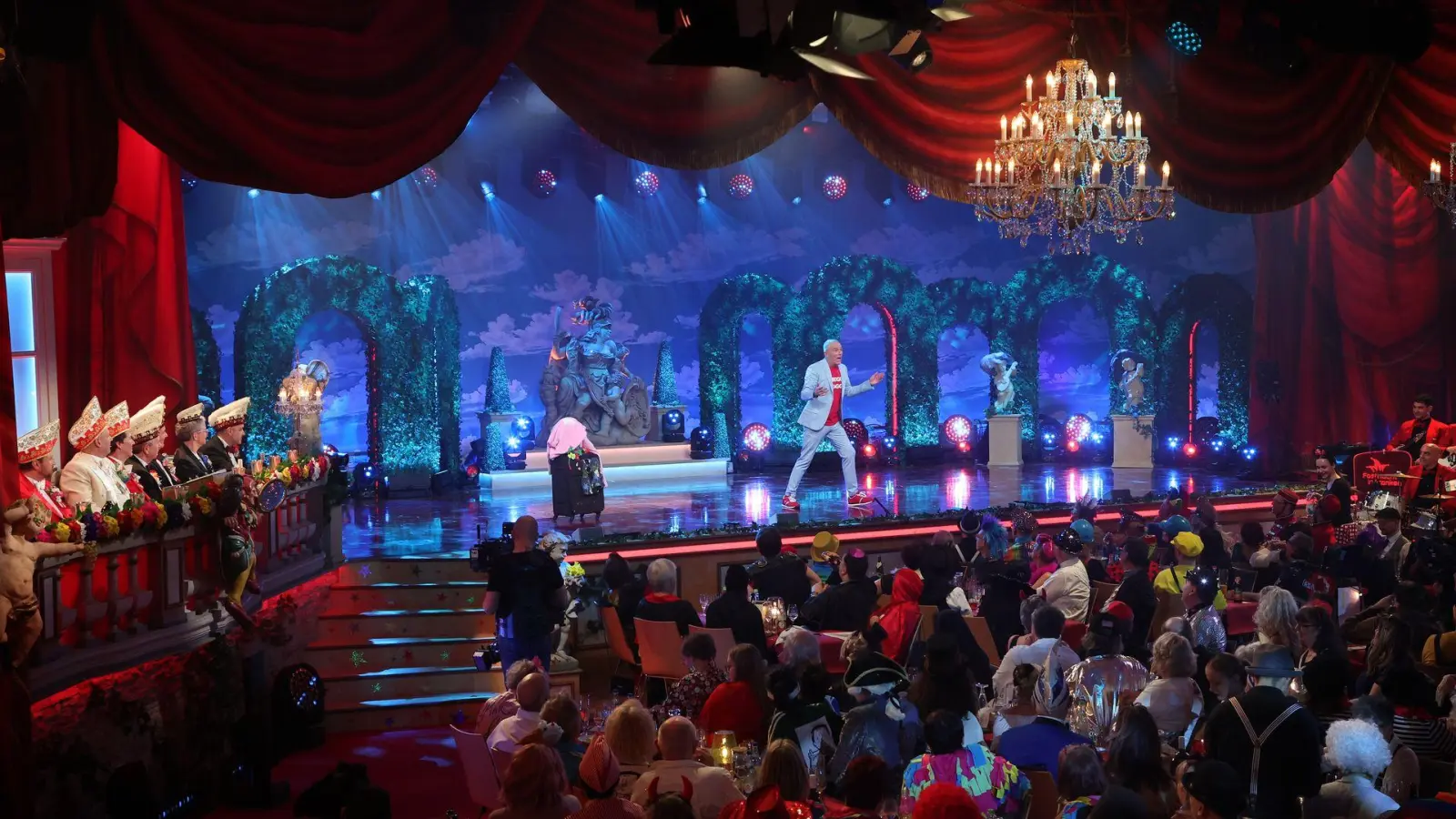 Etwa 600 Gäste im Saal werden die Sendung verfolgen. (Archivbild) (Foto: Karl-Josef Hildenbrand/dpa)