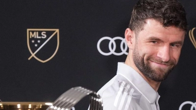 Thomas Müller hat den MLS-Cup im Blick. (Foto: Darryl Dyck/The Canadian Press/AP/dpa)
