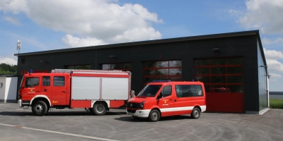 Die Freiwillige Feuerwehr Colmberg feiert am 16. und 17. Mai ihr 150-jähriges Bestehen und die Einweihung des neuen Feuerwehrgerätehauses.  (Foto: Alexander Biernoth)
