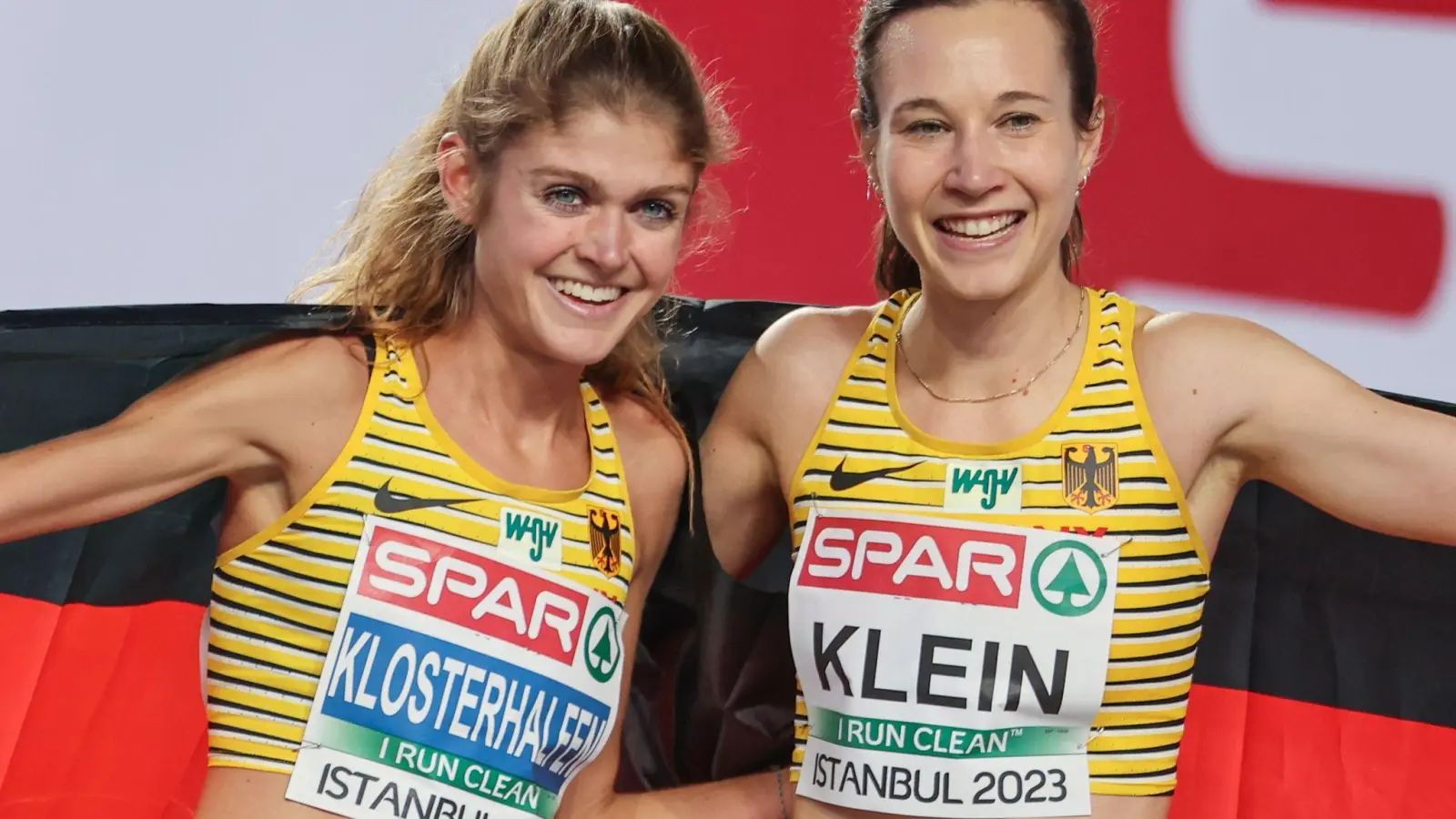 Hanna Klein setzte sich bei der Hallen-EM über 3000 Meter gegen Konstanze Klosterhalfen durch. (Foto: Oliver Weiken/dpa)