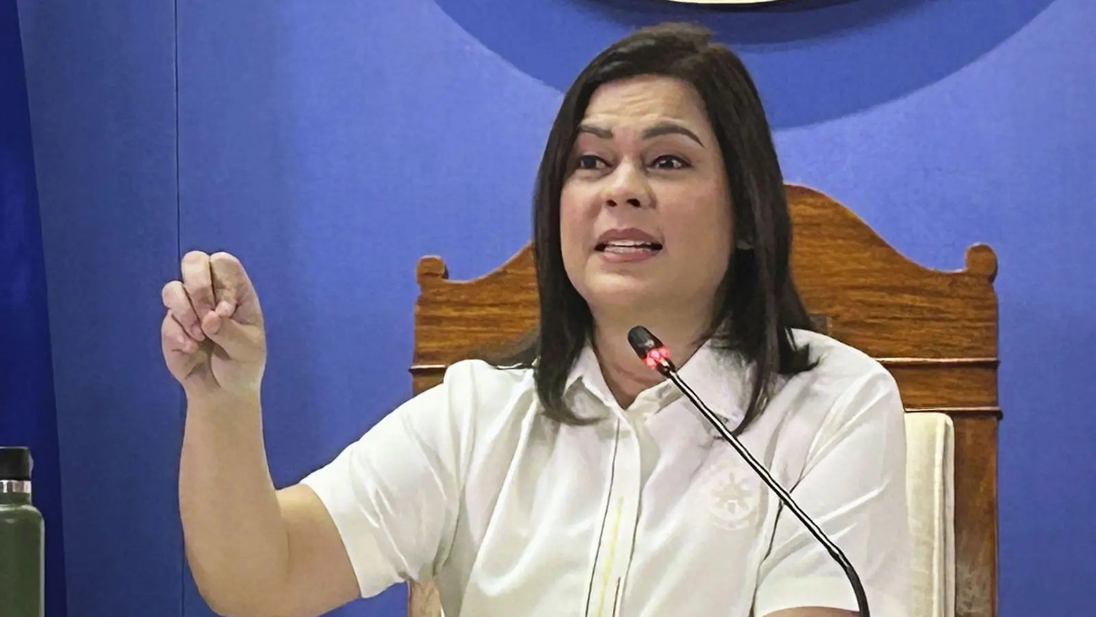 Die philippinische Vizepräsidentin Sara Duterte hat nach eigener Aussage für den Fall ihrer Ermordung dafür gesorgt, dass Präsident Marcos Jr. sterben soll. (Archivbild) (Foto: -/kyodo/dpa)