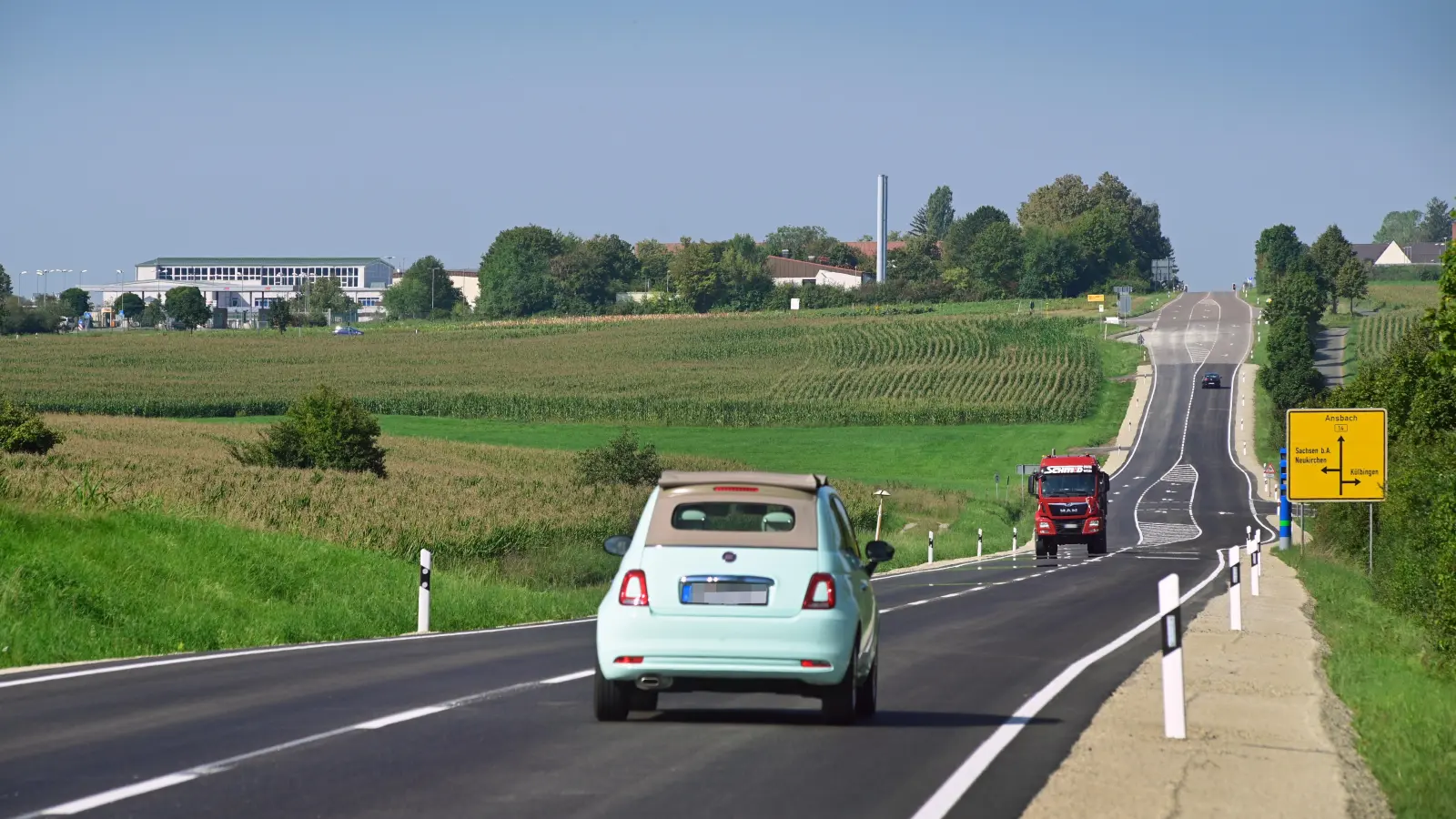 Der Verkehr auf der B14 rollt wieder zwischen Ansbach und Nürnberg. Am Montag hob das Staatliche Bauamt die Sperrung zwischen Katterbach und Wicklesgreuth auf. (Foto: Jim Albright)