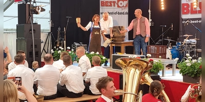 Bürgermeisterin Sandra Winkelspecht wird auch in diesem Jahr den Bieranstich vornehmen.  (Foto: Rainer Weiskirchen)