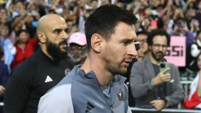 Ihm soll eine Muskelverletzung zu schaffen machen: Lionel Messi. (Foto: Liau Chung-Ren/ZUMA Press Wire/dpa)