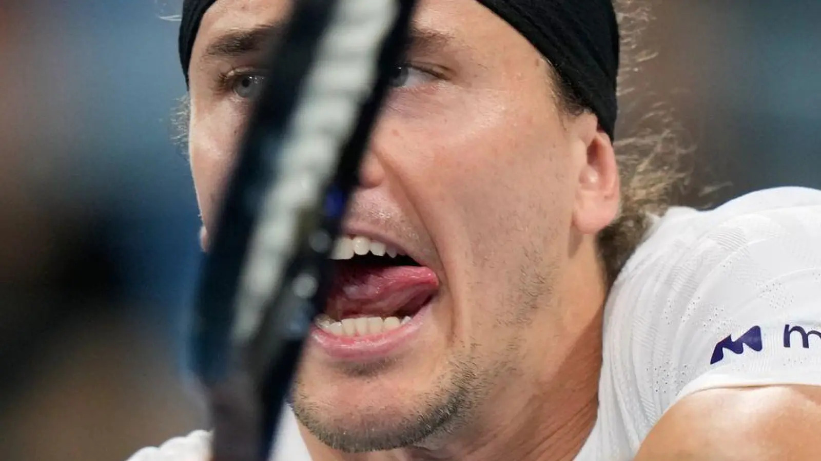 Alexander Zverev streckte sich vergeblich. (Foto: Rick Rycroft/AP/dpa)