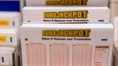 Mit exakt 69.169.588,10 Euro war der Jackpot gefüllt. (Symbolbild) (Foto: Thomas Banneyer/dpa)