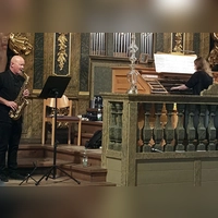 Der Saxofonist Stefan Frank und Dekanatskantorin Anne Barkowski boten ihren Gästen beim Auftaktkonzert ein breites Programm und Harmonie zweier sehr unterschiedlicher Instrumente. (Foto: Nicole Paskow)