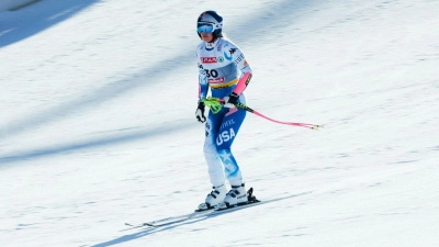 Lindsey Vonn ist bei ihrem WM-Comeback ausgeschieden. (Foto: Jens Büttner/dpa)