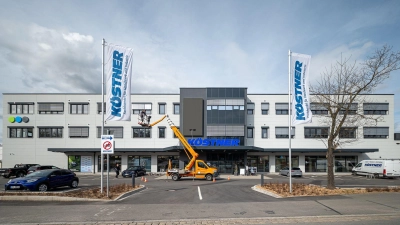 Die neue repräsentative Firmenzentrale der Richard-Köstner-Gruppe an ihrem Neustädter Stammsitz wurde nun erstmals der Presse offiziell präsentiert.  (Foto: Mirko Fryska)