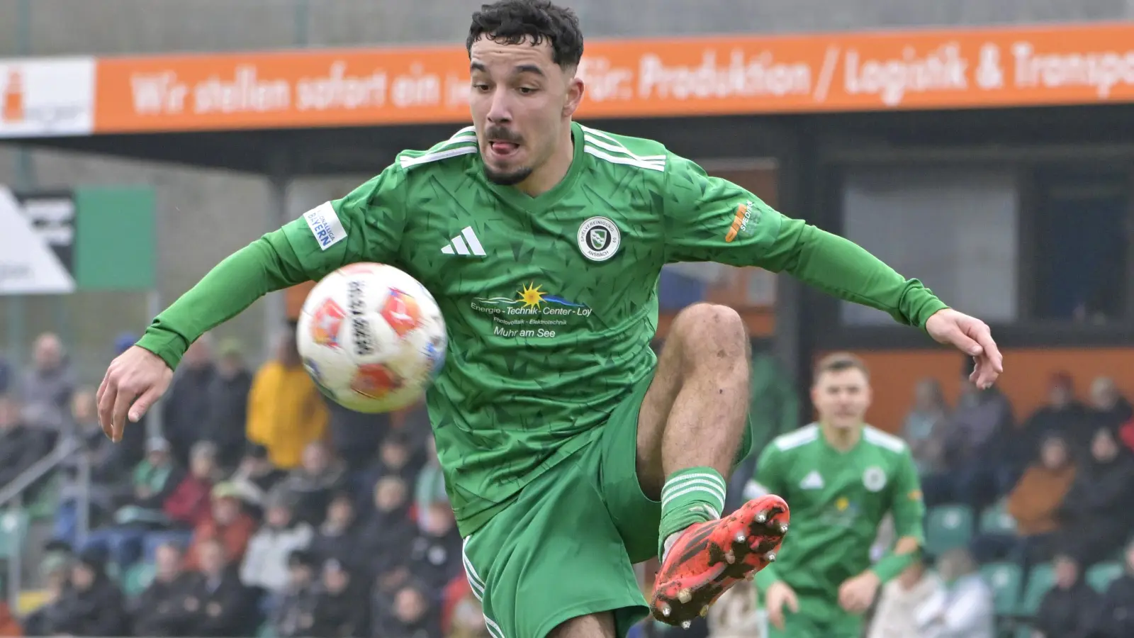 Tarkan Ücüncü ist Trainingsgast bei der SpVgg Ansbach. (Foto: Martin Rügner)