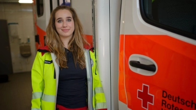 Viktoria Steiner ist Notfallsanitäterin beim DRK-Kreisverband Siegen-Wittgenstein. (Foto: Henning Kaiser/dpa-tmn)