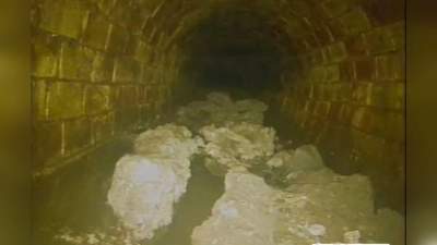 Ekliger Fund: Im Londoner Kanalsystem wurde ein riesiger Fettklumpen entdeckt. (Foto: Thames Water/Press Association/dpa)