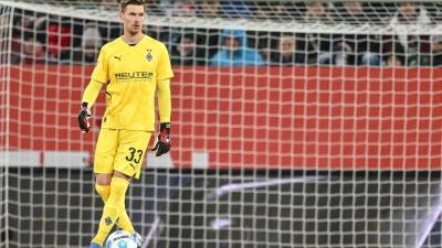 Moritz Nicolas bleibt trotz der Rückkehr von Jonas Omlin vorerst die Nummer eins in Gladbach. (Foto: Harry Langer/dpa)