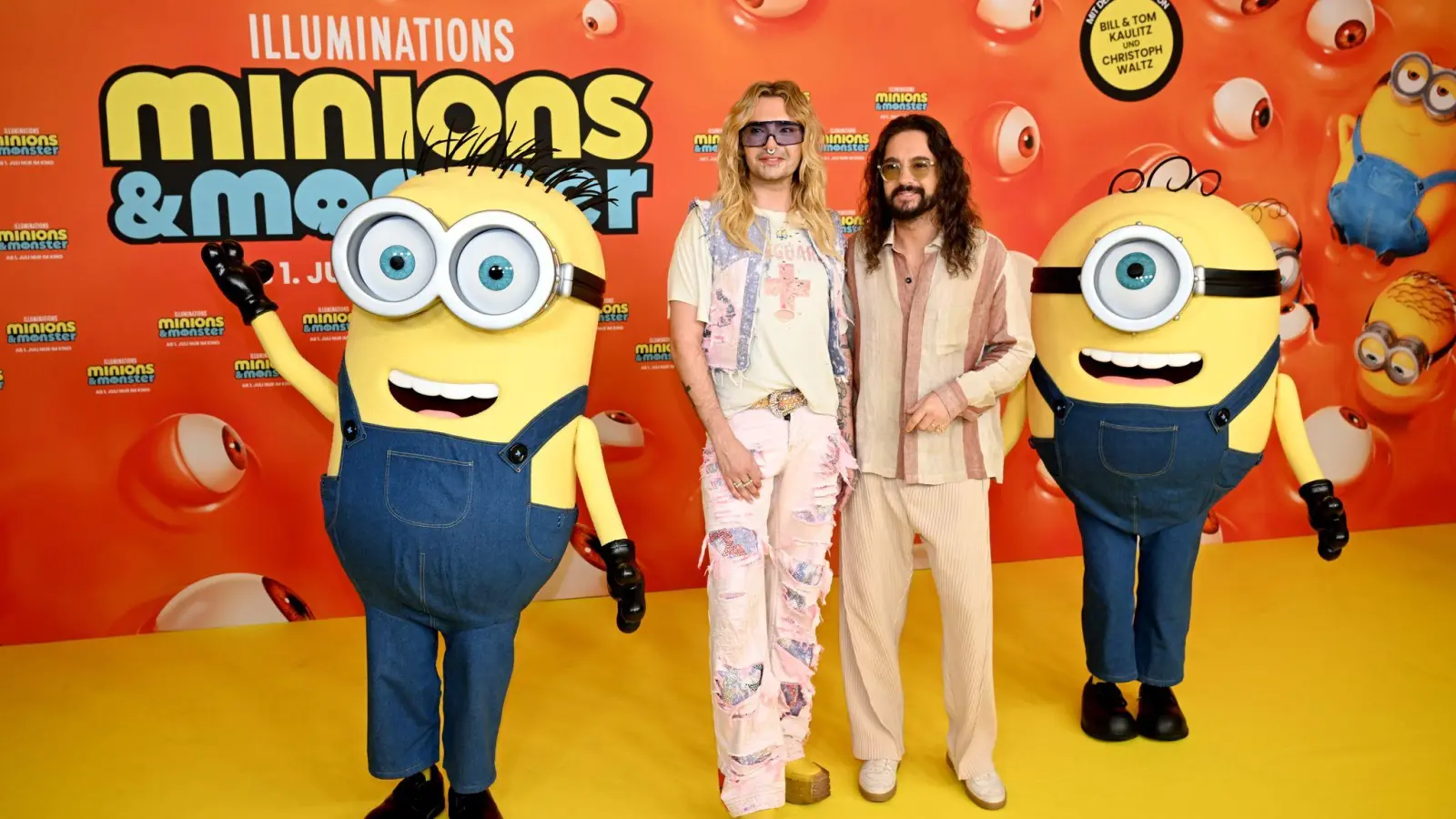Bill und Tom Kaulitz sind im neuesten Minions-Film zu hören. (Foto: Felix Hörhager/dpa)