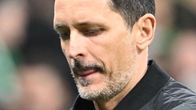 Konsequenzen für  Eintracht Frankfurts Cheftrainer Dino Toppmöller.  (Foto: --/dpa)