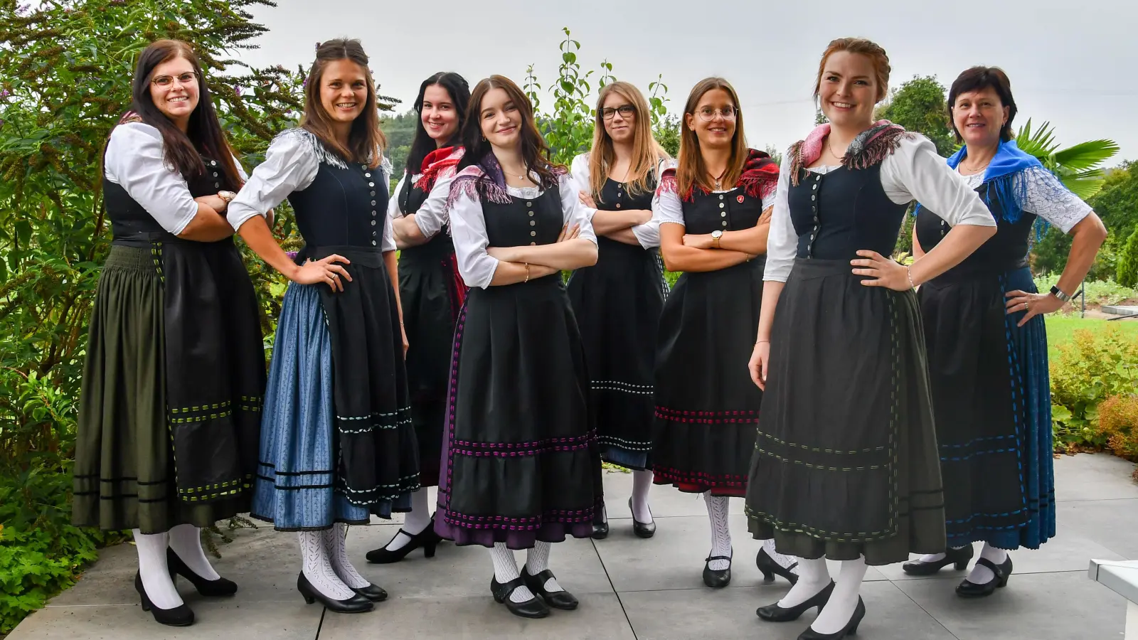 Die Eschenbacher Madli mit Gruppenleiterin Heidi Böhringer (r.) (Foto: Julia Wurm)