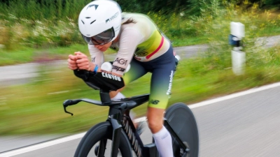 Laura Philipp gewinnt zum ersten Mal die Ironman-WM. (Foto: Daniel Karmann/dpa)