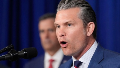 Hegseth: Das wird kein endloser Krieg. (Archivbild) (Foto: Alex Brandon/AP/dpa)
