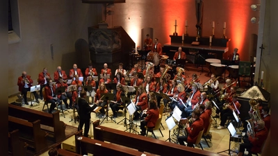 Bot ein Konzert auf einem hohen Niveau: der 1. Europa-Musikzug Markt Dietenhofen in Bruckberg. (Foto: Christina Özbek)