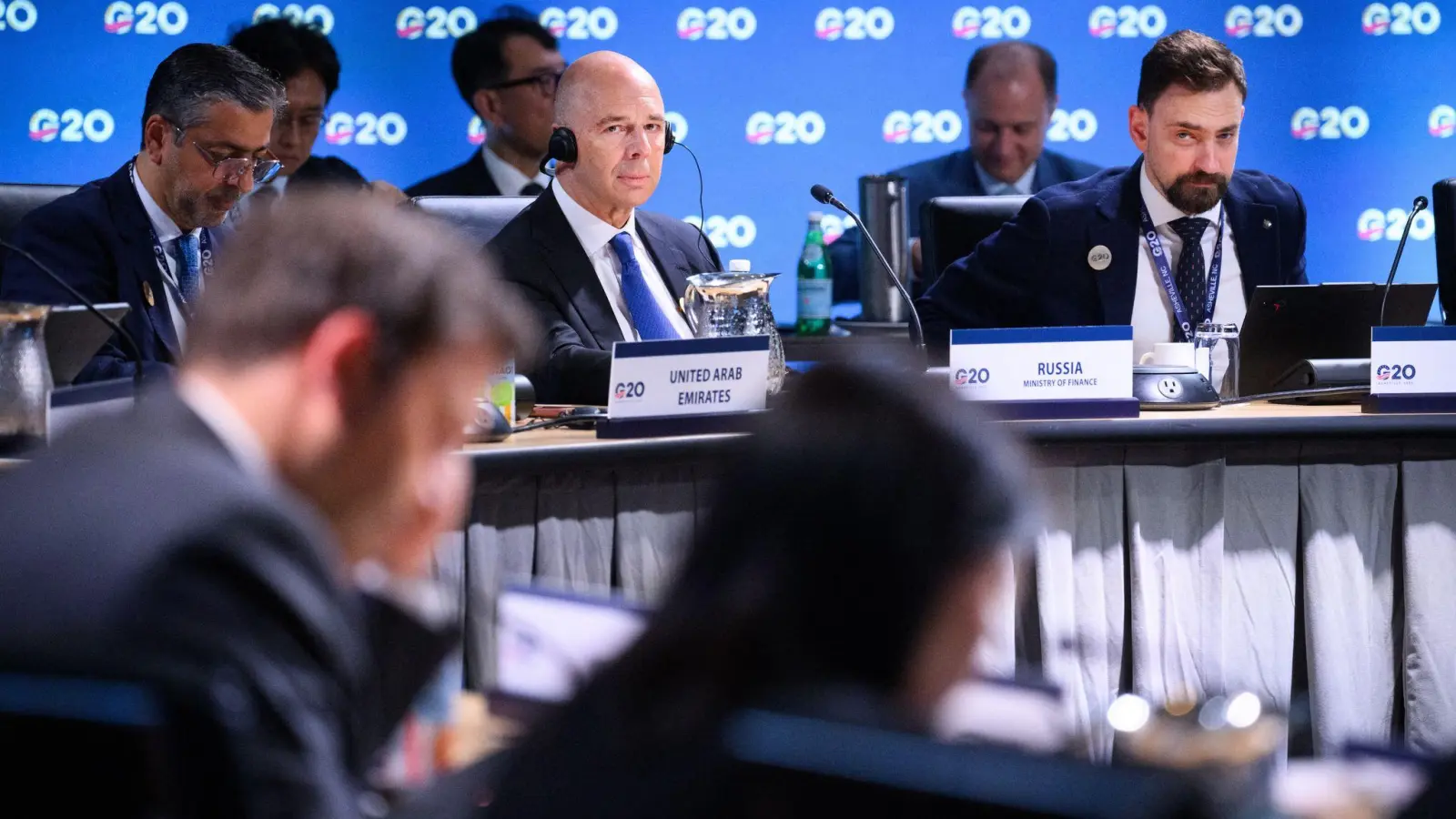 In der Runde der G20-Finanzminister sitzt erstmals wieder ein russischer Minister.  (Foto: Bernd von Jutrczenka/dpa)
