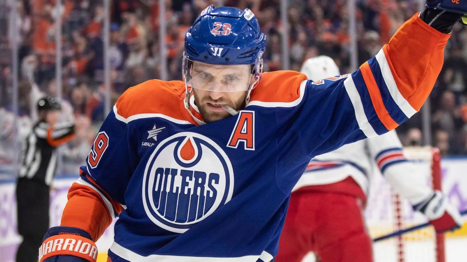 Leon Draisaitl stand mit den Oilers in den vergangenen beiden Jahren im Finale um den Stanley Cup. (Archivbild) (Foto: Jason Franson/The Canadian Press via AP/dpa)