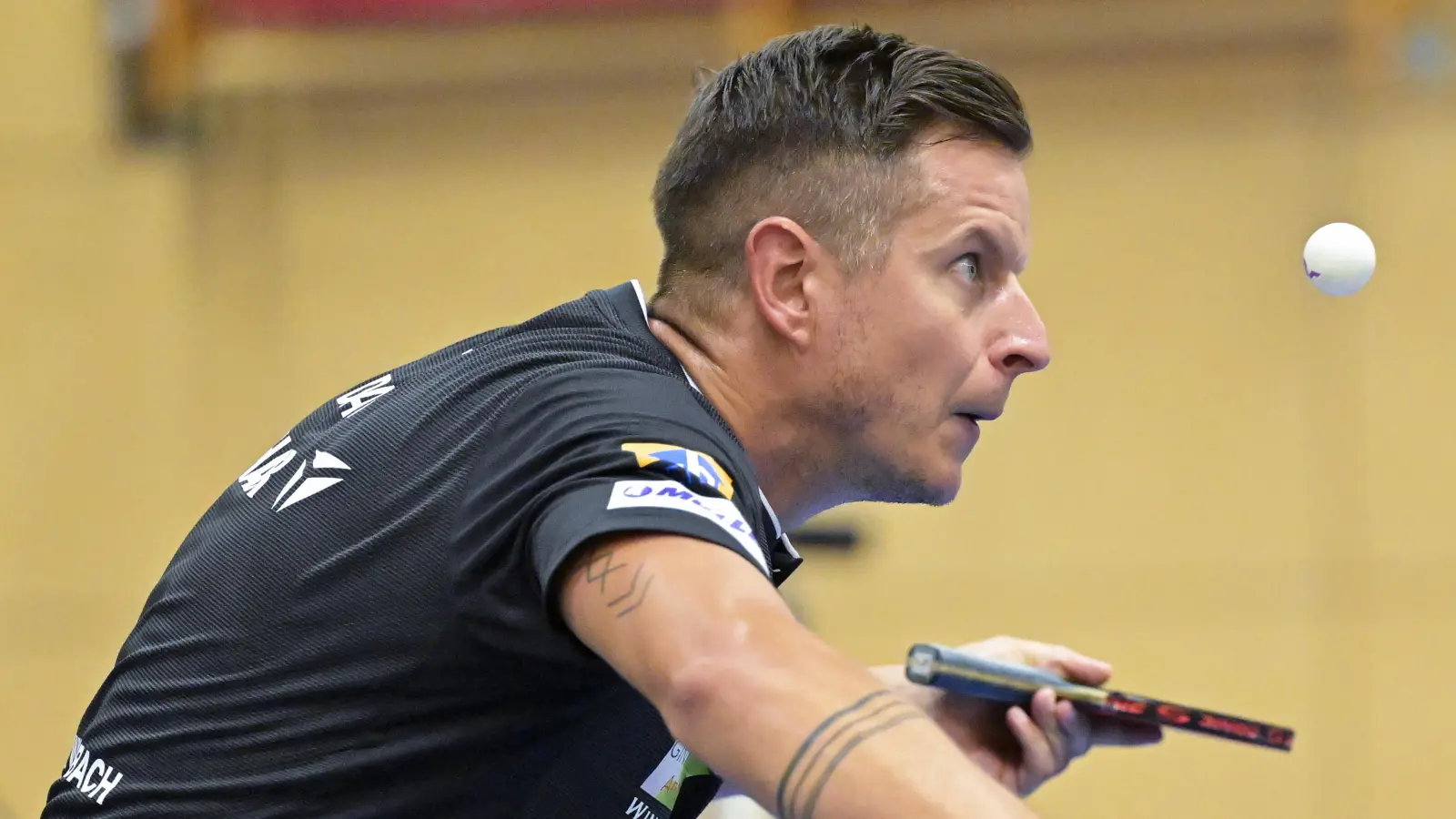 Einer von drei in der Rückrunde im Einzel noch ungeschlagenen Windsbachern: Petr David. (Foto: Martin Rügner)