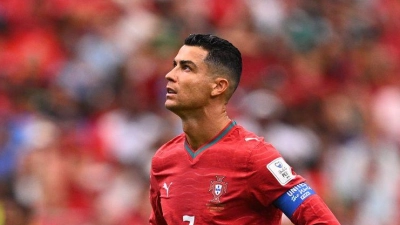 Ronaldo und Portugal starten mit einer Enttäuschung. (Foto: Tom Weller/dpa)
