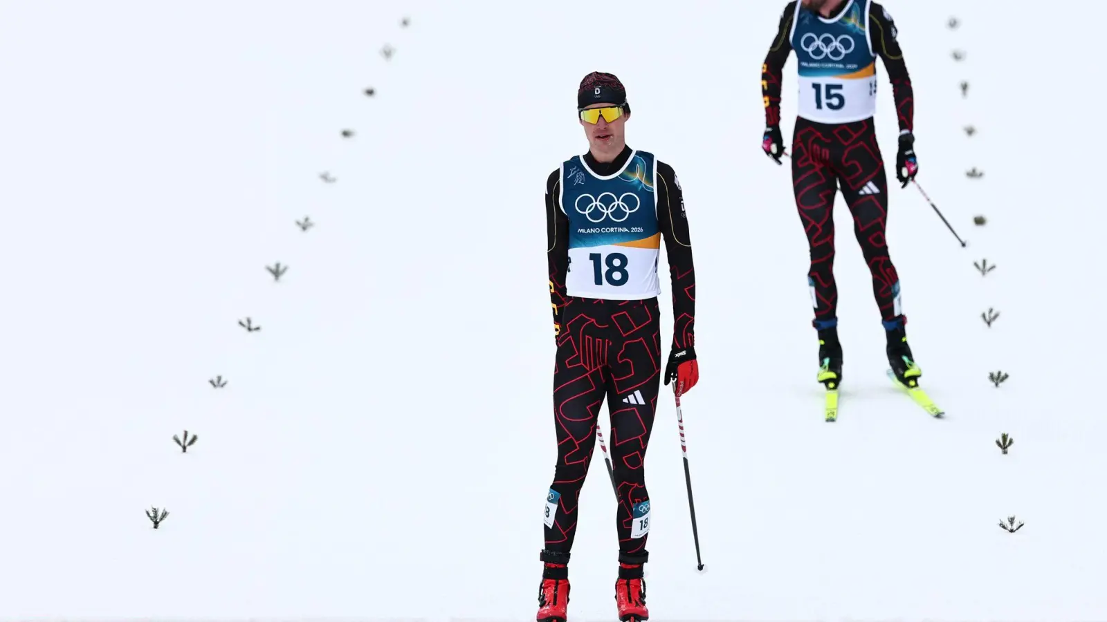 Vinzenz Geiger hatte mit dem Kampf um die Medaillen wieder nichts zu tun. (Foto: Daniel Karmann/dpa)