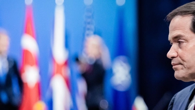 Will Nutzungseinschränkungen für US-Militärstützpunkte nicht akzeptieren: US-Außenminister Marco Rubio. (Foto: Christoph Soeder/dpa)