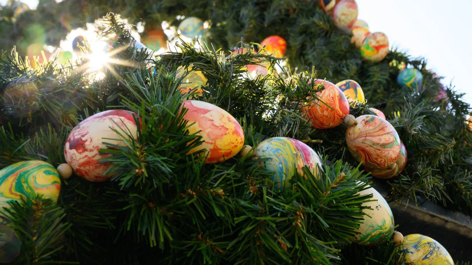 Die Chancen auf viel Sonnenschein sind bundesweit wohl am Montag am höchsten.  (Foto: Sebastian Gollnow/dpa)