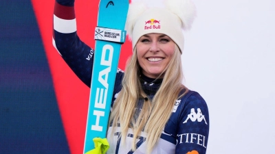 Will bei den Olympischen Winterspielen 2026 noch mal angreifen: Lindsey Vonn. (Foto: Robert F. Bukaty/AP/dpa)