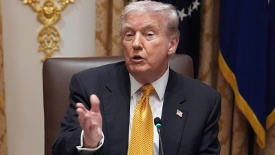 Trump bezeichnet den Gipfel in Südafrika als Schande. (Foto: Evan Vucci/AP/dpa)